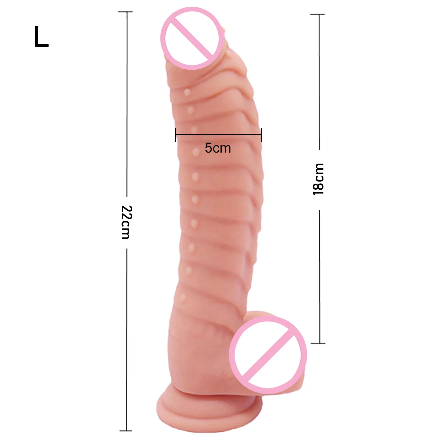 8.7 Inch Huge Realistic Soft Silicone Dildo with Suction Cup for Women Masturbation Big Penis Large Phallus Special Dick Sex Toy