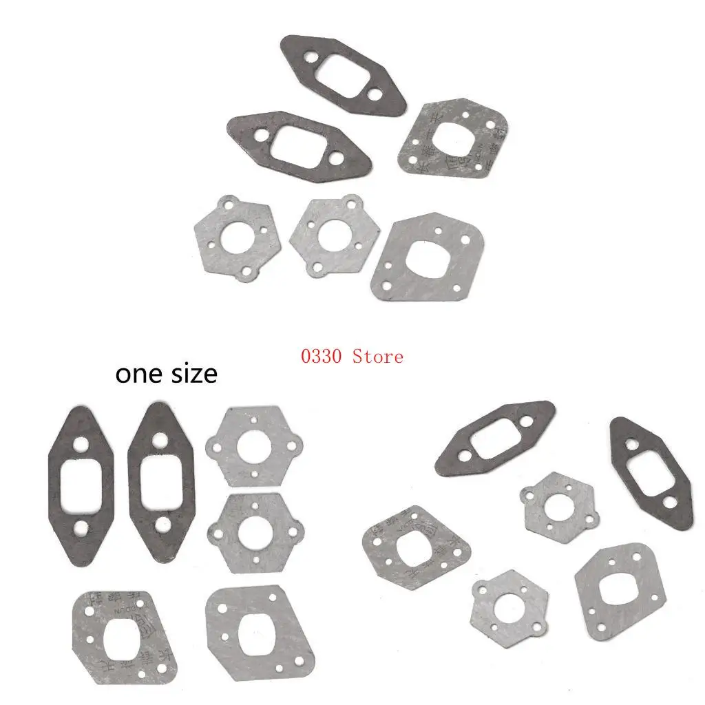 

2 Set Chainsaw Manifold Carburetor Muffler Gasket for P350 Partner 350 351 Chainsaw Replacement