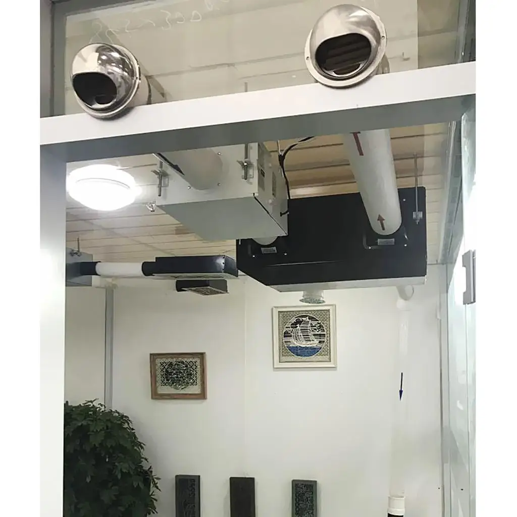 Stainless Steel Wall Ball Outlet Air Vent Grille Dustproof Duct Cover for Ventilation Fans