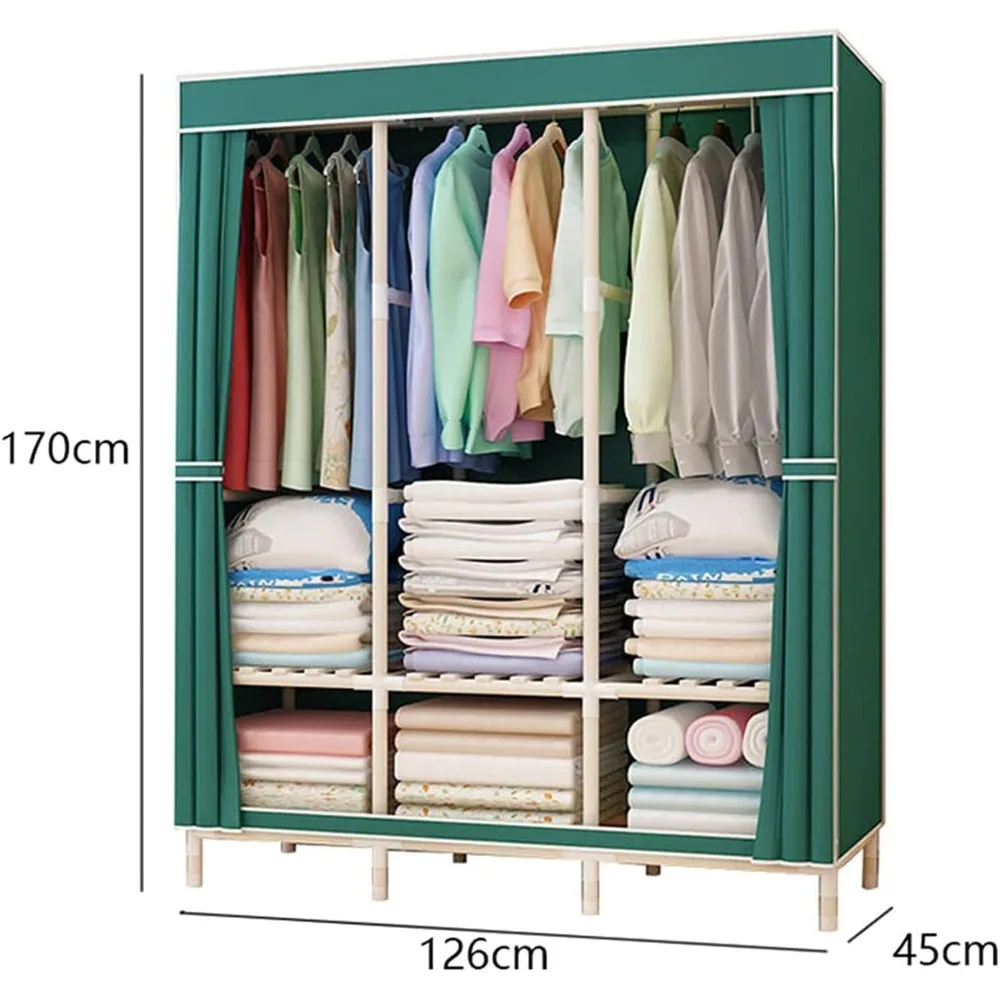 Armoire d'angle en tissu bois massif, portative, pour la créativité