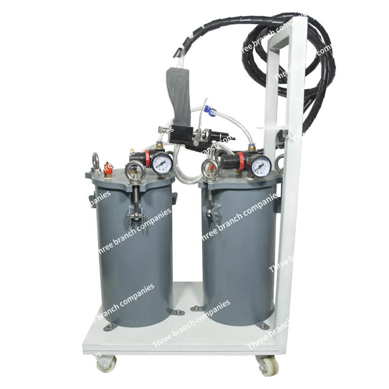 Valve Double-Fluid Filling Machine AB Bi-Component Acrylate AB Glue Gluing Machine Epoxy Resin Potting Machine with Cart