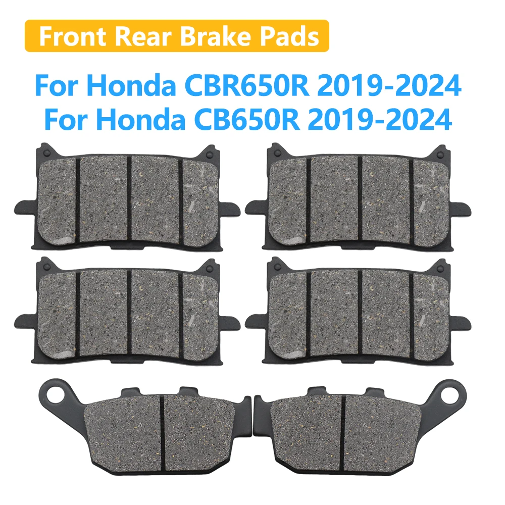 

Front Rear Brake Pads For Honda CBR650R CB650R CBR-650R CB-650R CB CBR 650R 2019-2024 2023 2022 2021 2020 Motorcycle Accessories