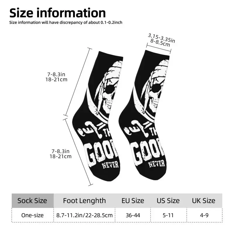 The Goonies Skull Pirates Chaussettes pour hommes unisexes amusantes avec impression 3D pour film