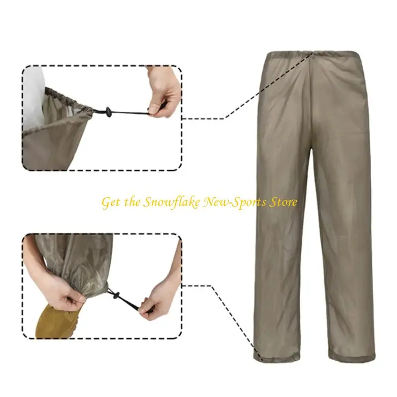 

E56D Garden Beekeeping Suits Wearable Guard Outdoor Mosquitoes Mesh Clothes
