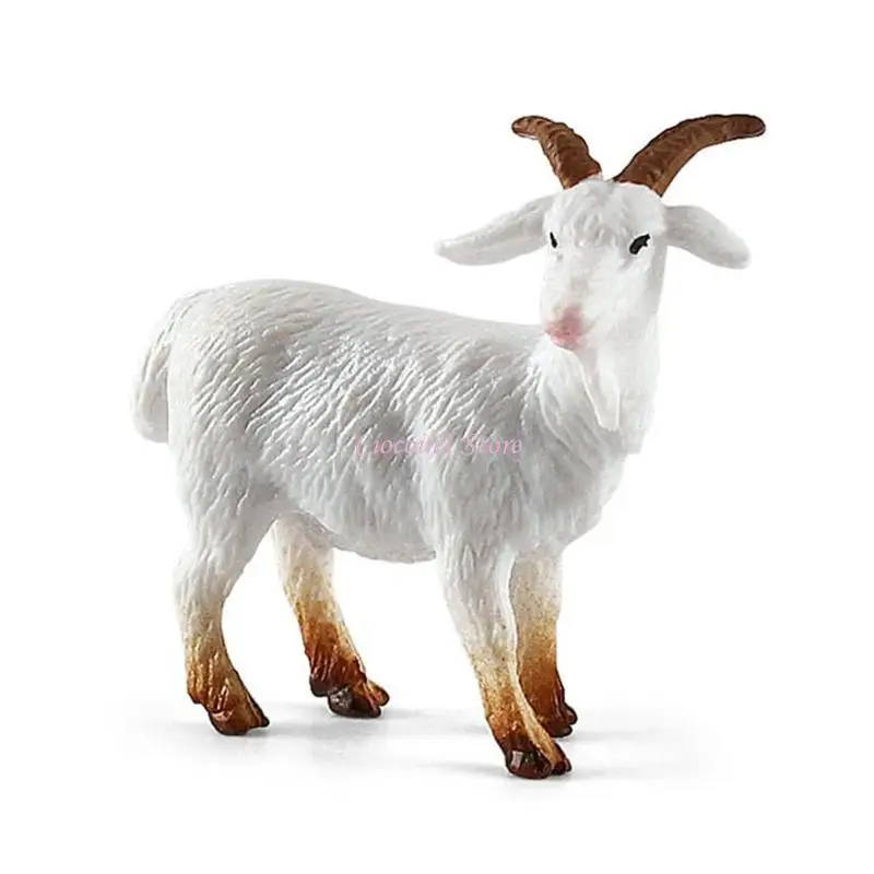 

Y1UB 12 шт. крошечные фигурки сельскохозяйственных животных, реалистичные фигурки сельскохозяйственных животных, набор для