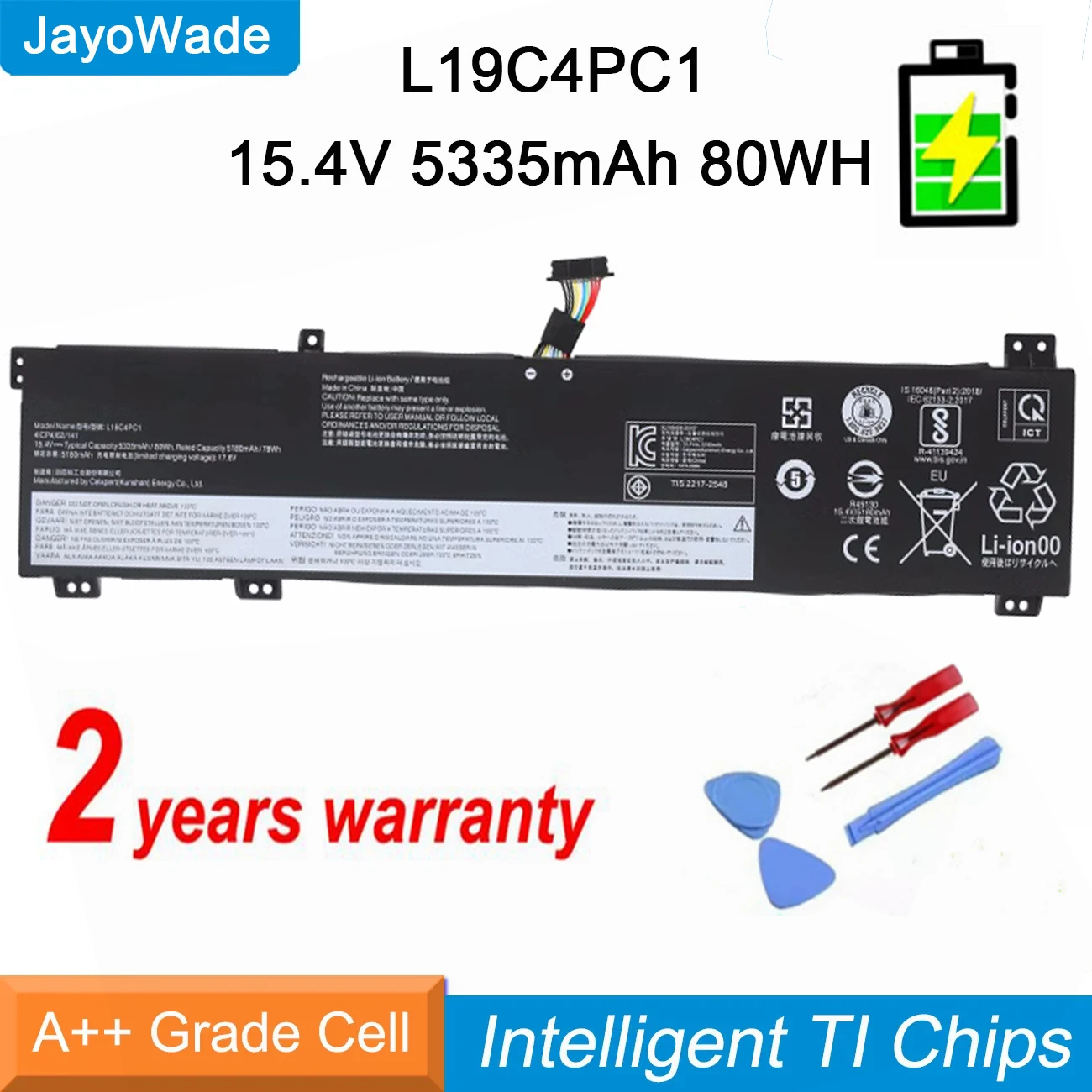 

High Quality New L19C4PC1 L19M4PC1 Laptop Battery For Lenovo Legion Y7000P R7000P 5P-15IMH05 Legion 5-15IMH05 5-15ARH05 5B10W861