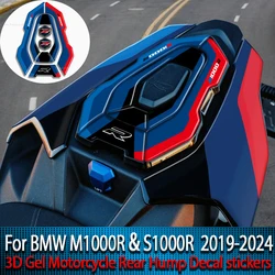 Rear Seat Paint Protection Sticker Fairing Sticker Rear Hump 3D Gel Decal for BMW M1000R M1000 R S1000R 2020 20212022 2023 2024