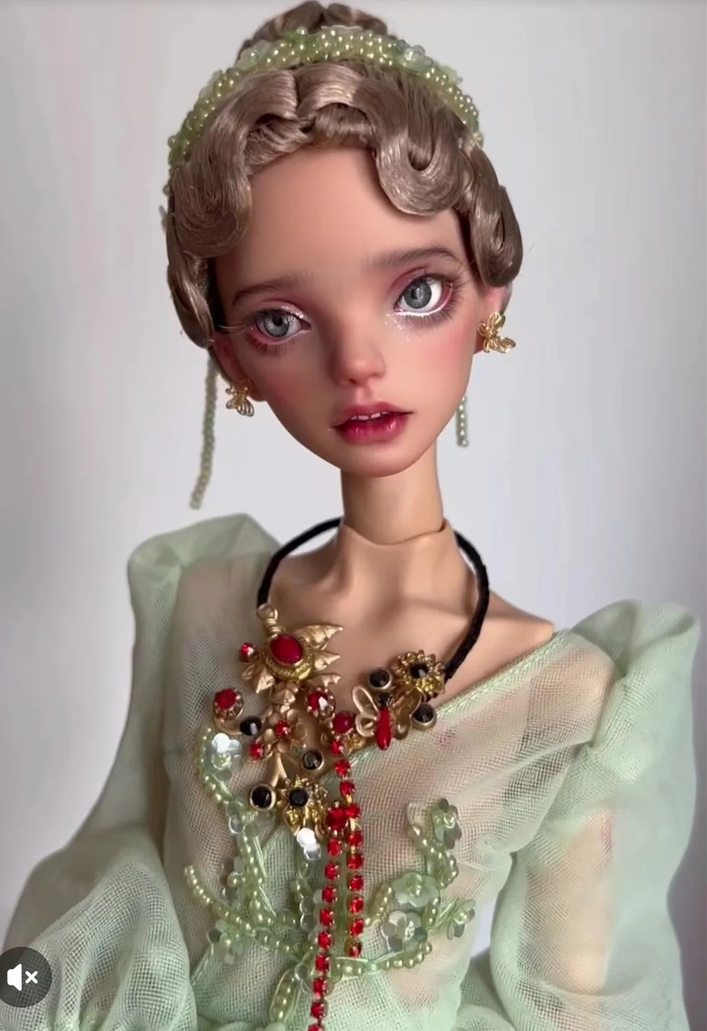 New DOLL BJD SD 43cm toy Tawny 1/4 Russian sister ENOLA mode Premium Resin Spot Makeup