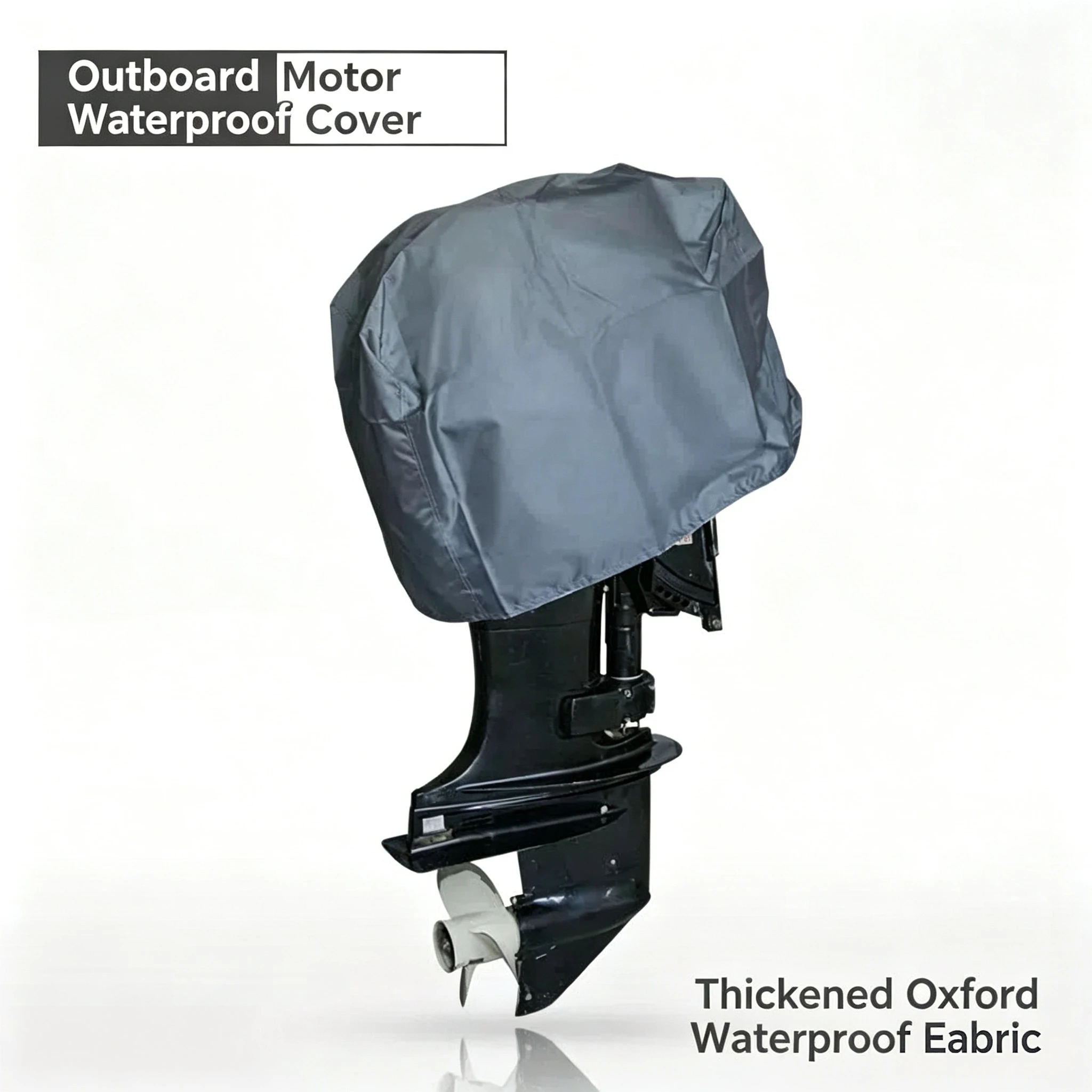 Thickened Waterproof Cover, Dust & Rain Protection Cover for Outboard Motor