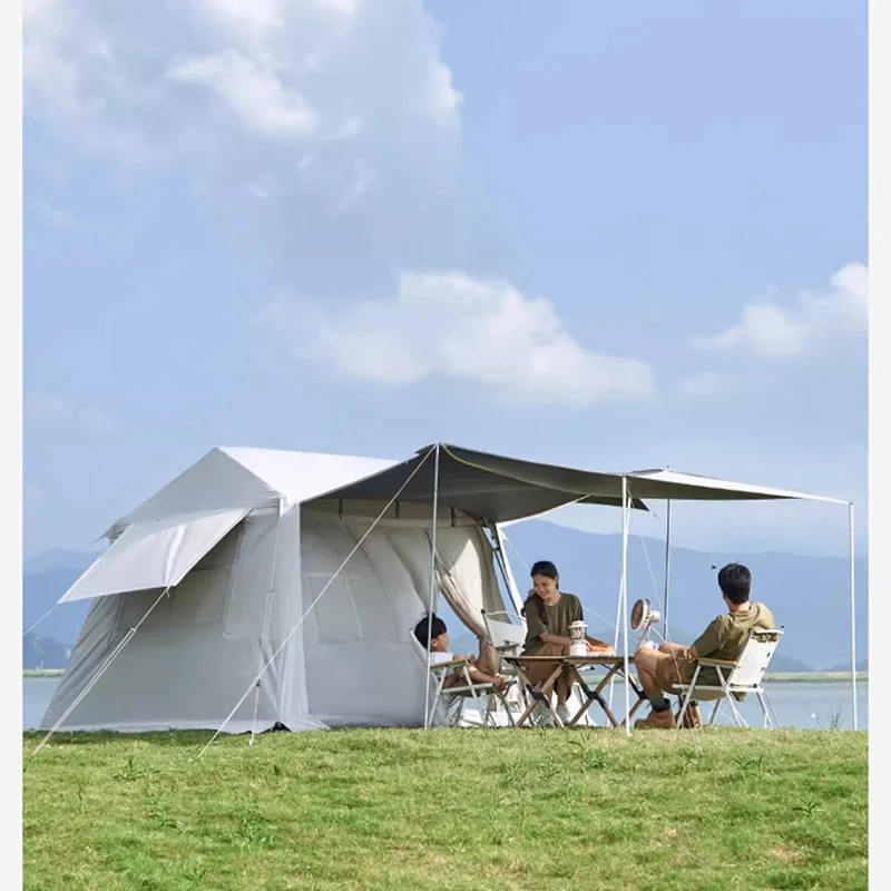 Camping Automatic Tent Holiday Mountain Residence 10.9 Vinyl One Touch 3-6 People Waterproof 4 Season 24.94㎡ Large