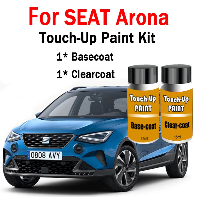 Custom Car Touch-Up Paint Set for SEAT Arona 2026 Car Scratch Remover Paint Repair Kit Car Accessories Black White Blue Grey Red