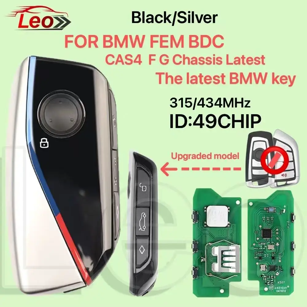 

Leo KEYDIY CAS4+ FEM BDC U/G/F chassis can be switched 315/434MHz 49CHIP Modified Car Key For BMW G01 G02 G08 G30 G31 G38 1 3 57