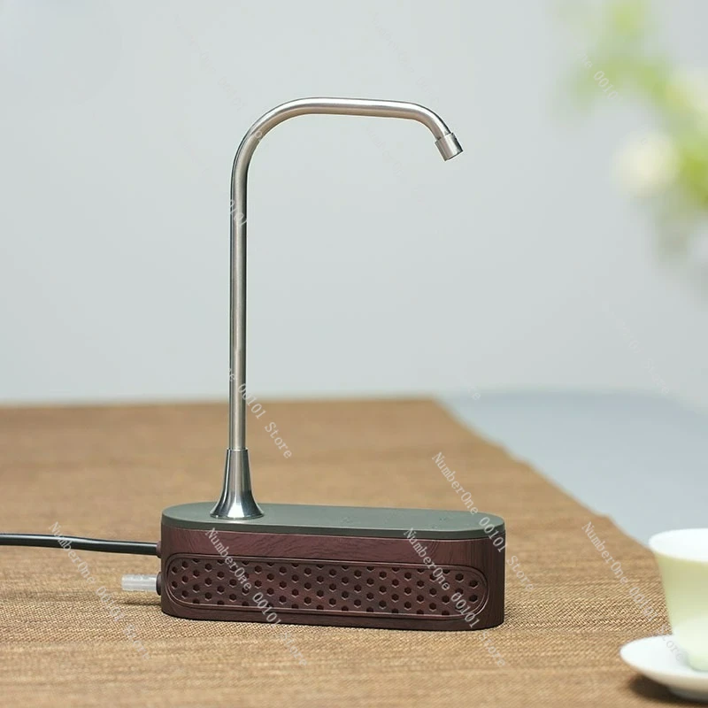 Thick Table Electric Water Dispenser, Automatic Bottled Water Pump, Desktop Small Tea Ceremony Drinking Water Suction