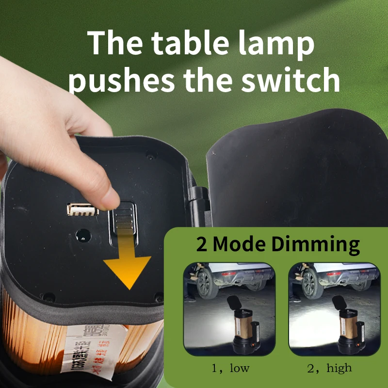 Strong Light Long-Range LED Searchlight 30W High-Power Multi-Function Flashlight Outdoor Riding Camping Home Searchlight