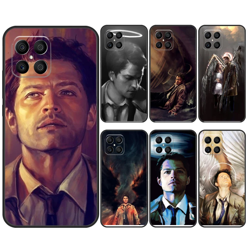 Supernatural Castiel Case For Honor X9b X8b X8a X9a X6a X7a X6 X7 X8 X9 Honor 90 Lite 70 50 Magic 5 6 Pro Cover