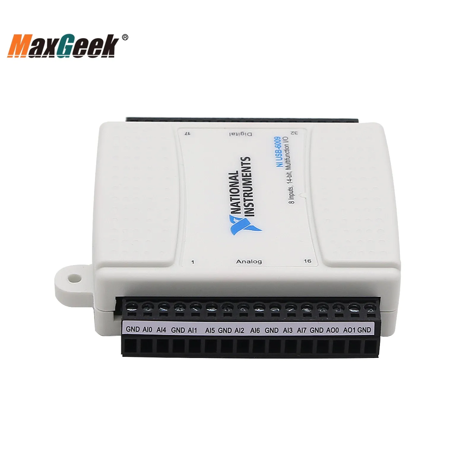 Imagem -06 - Maxgeek-cartão de Aquisição de Dados Usb Cartão Multifuncional Usb Daq 77902601 Usb6009