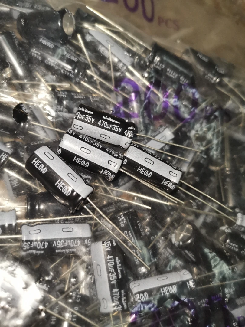 Nichicon HE Serie 105C Koorts Audio Filter Elektrolytische Condensator Gratis Verzending Ultra Lage Weerstand Aluminium 50 stks/partij Originele