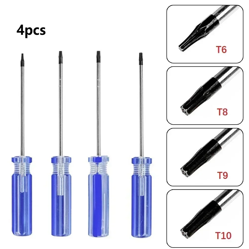 4-teiliger magnetischer Schraubendreher/T8/T9/Präzisions-Schraubendreher für Xbox Wireless Controller, Handreparatur, manuelle Werkzeuge