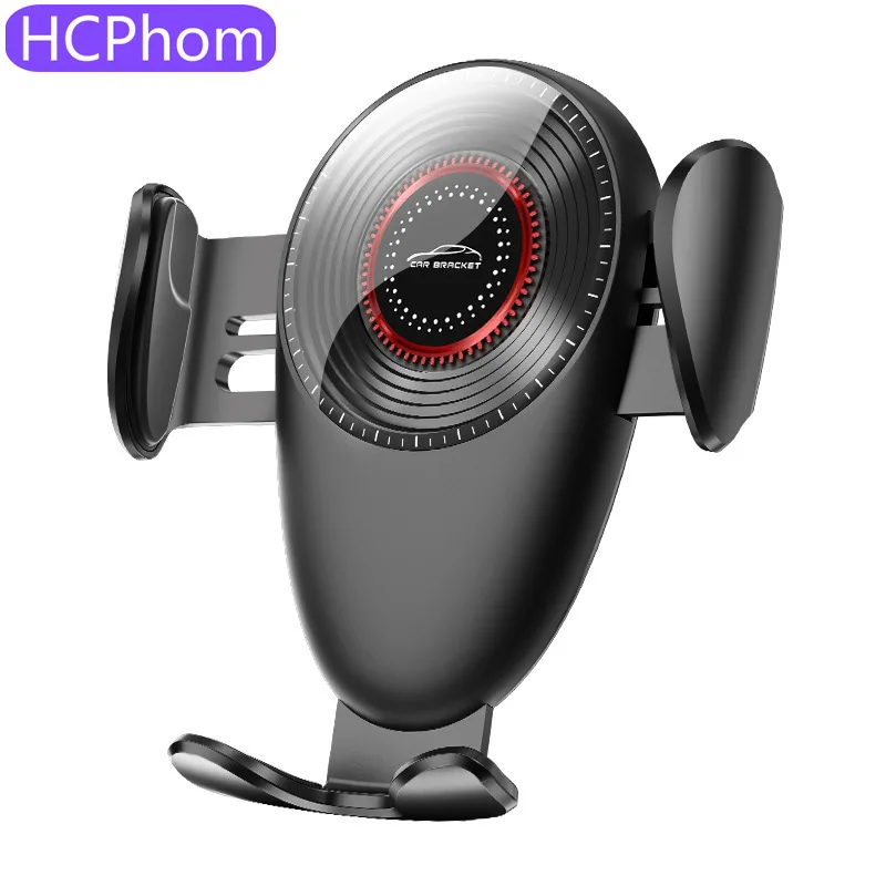 

HCPhom новый автомобильный держатель для мобильного телефона, навигационный зажим для выхода воздуха, универсальный кронштейн, автомобильные принадлежности, механическое гравитационное автомобильное крепление