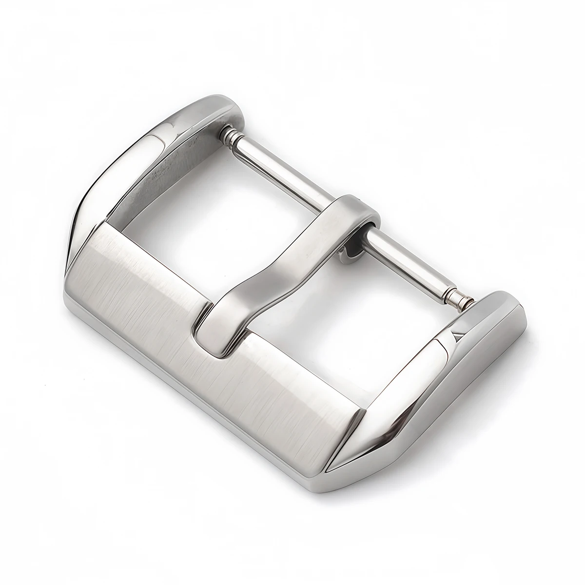 2 Stück 304 Edelstahl Uhrenverschluss Uhrenarmband-Schnalle 10mm-24mm für Lederarmband Ersatzschnalle Uhrenzubehör – Detail 6