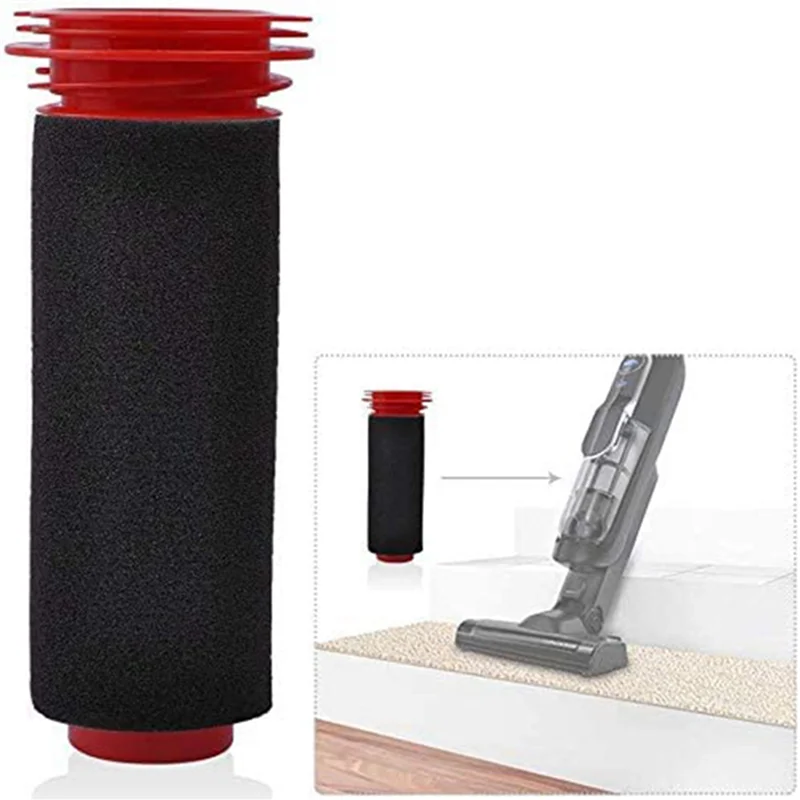 

B01C-Replacement Filter Kit For Athlet, 6 Main Stick Filter + 6 Foam Athlet Filters For Cordless Vacuum Cleaner