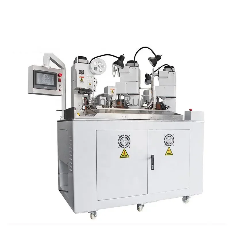 For Sale Automatic 5 Ends Crimp Device Computer Electrical Multi Core Wire Cutting Stripping Cable Crimping Machine