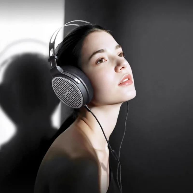 

FiiO JT3 Over-Ear Open-Back Headphones with Wired 50mm Dynamic Driver PEK+PU Composite Diaphragm Detachable 3.5mm Cable with Mic