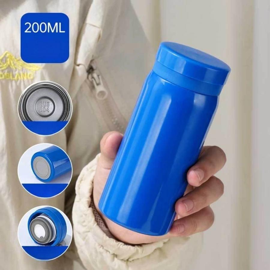 

Mini stainless steel vacuum insulation pocket cup simple and compact high-color fresh men and women water cup portable