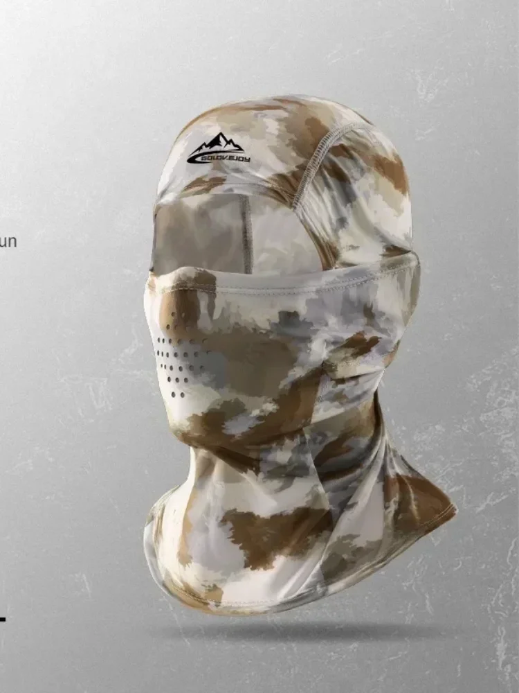 AliExpress Cycling Balaclava Mask Ice Silk Full Face Cover Quick Dry UV Protection Mask Outdoor Hunting Driving Camouflage Men Mask