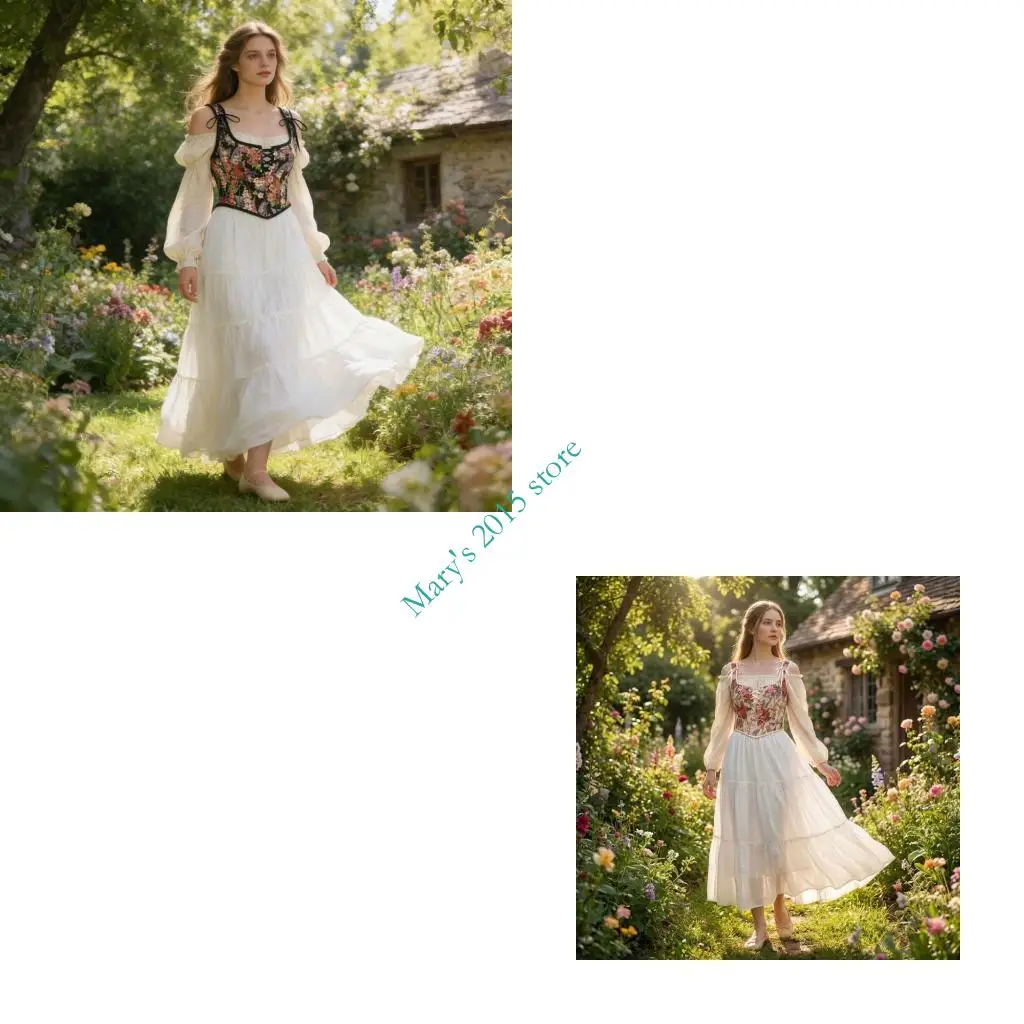 french-floral-corset-top-with-boning-support-and-zipper-for-women-elegant-tie-up-overbust-bustier-shaping-top