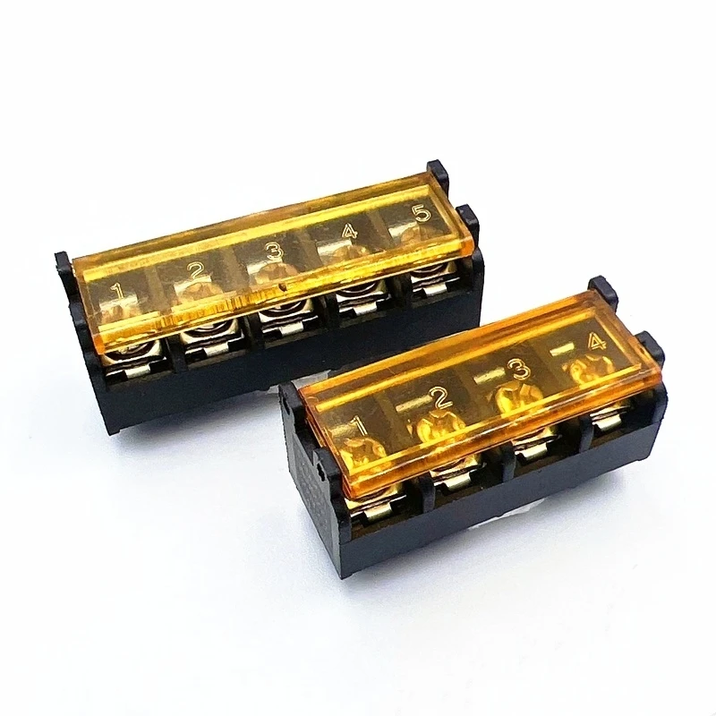 HB9500SS-9.5mm Covered Fence-Type PCB Terminal Block With 9.5MM Pitch Black Switching Power Supply Terminal