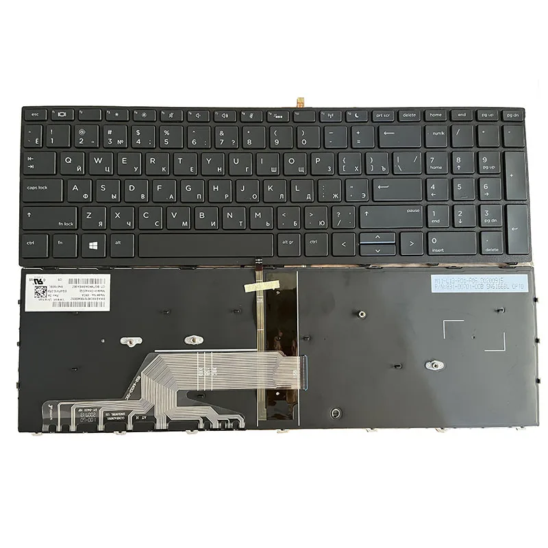 Clavier d'ordinateur portable rétro-4.2 d'origine russe et américain, pour HP Probook 450 G5 ,455 G5, 470 G5 650 G5 650 G4, nouveau