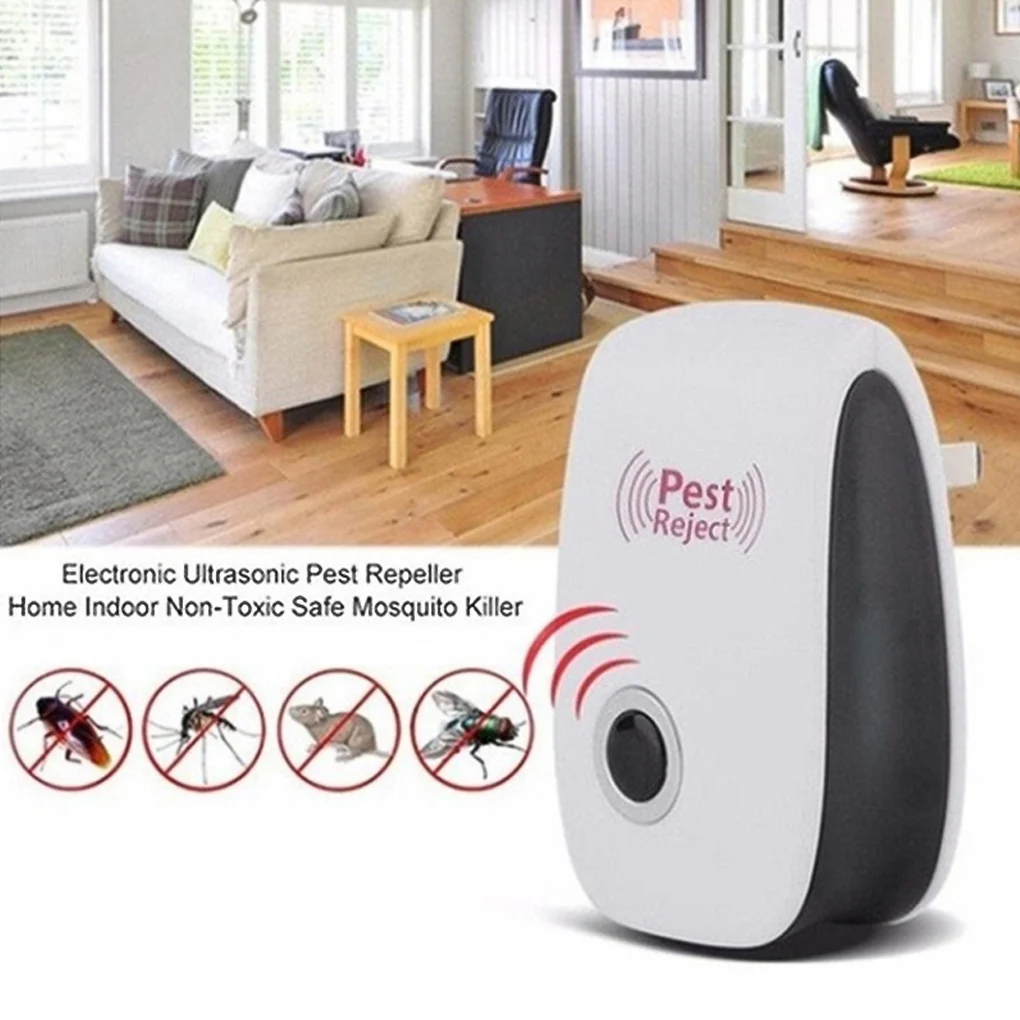 Ultrasonic Pest Repeller - Plug-in Electronic Mouse Mosquito Cockroach Insect Repellent Safe Adjustable Pest Control Essential