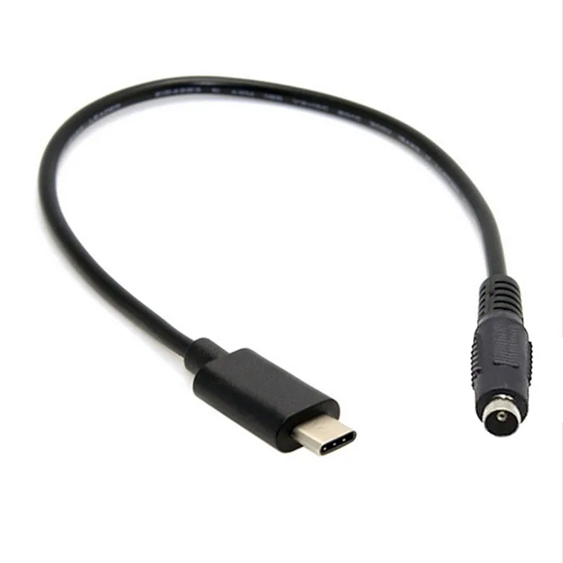 

Round Head DC5.5X2.5 Power To USB3.1 TypeC Adapter Cable USB-C To DC5.5 * 2.5 Adapter Cable Head