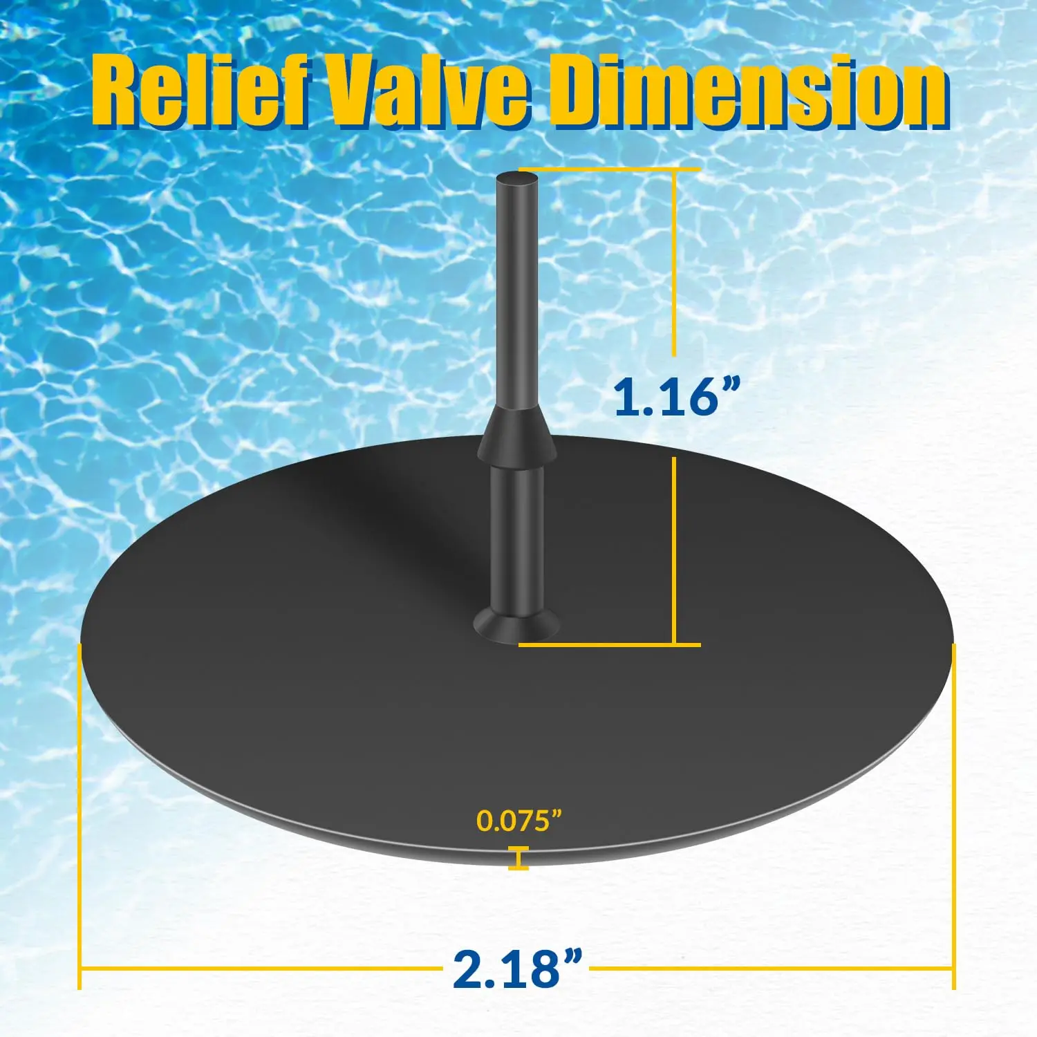 TM R0623300 O-Ring Seal and R0623400 Relief Valve, Replacement Parts for Zodiac CLC500 Cyclonic Leaf Catcher, Durable Rubber view 5