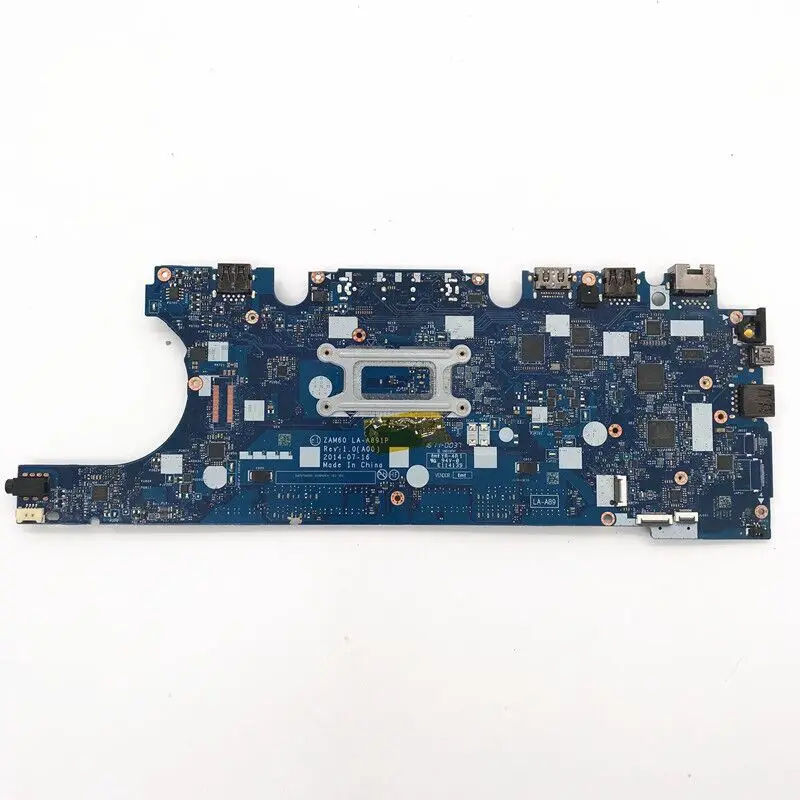 CN-01NVYD 01NVYD 1NVYD Mainboard For Dell Latitude E5250 Laptop Motherboard W/SR23V I7-5600U CPU LA-A891P 100% Fully Tested Good