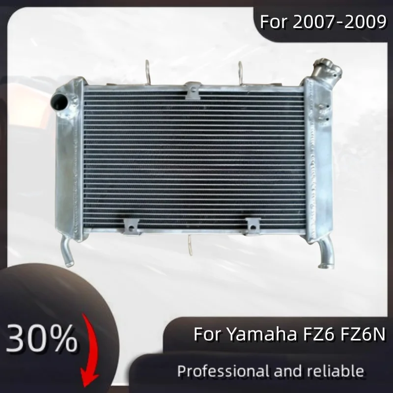 For 2007-2009 Yamaha FZ6 FZ6N FZ 6 N Aluminum Radiator Cooler Cooling Coolant 2007 2008 2009