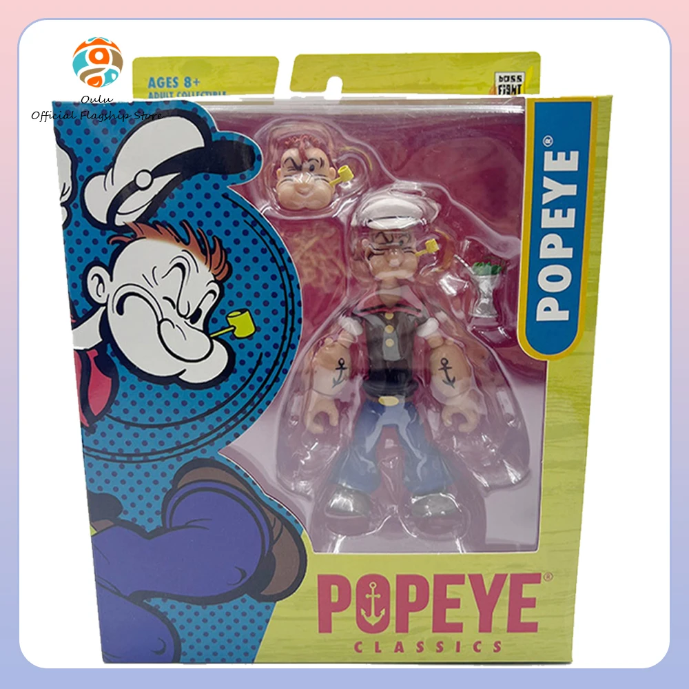 

6inch Popeye The Sailor Man Anime Figures Popeye Toys Kawaii Action Figure Pvc Room Decoration Christmas Gift For Kids Toys