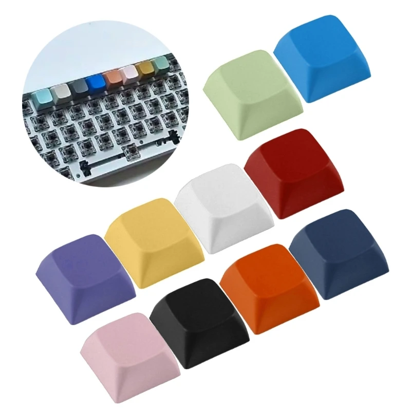 Pack of 10 XDA2 Keycaps Multicolor Blank Keycap Set for Mechanical Dropship