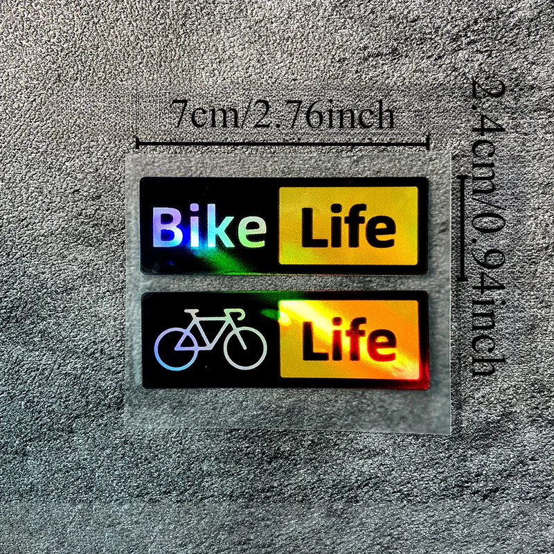 1PC Bike Life Bicycle Frame Stickers Waterproof MTB Bike Handlebars Fork Top Tube Durable Vinyl Decals Decor Cycling Accessories