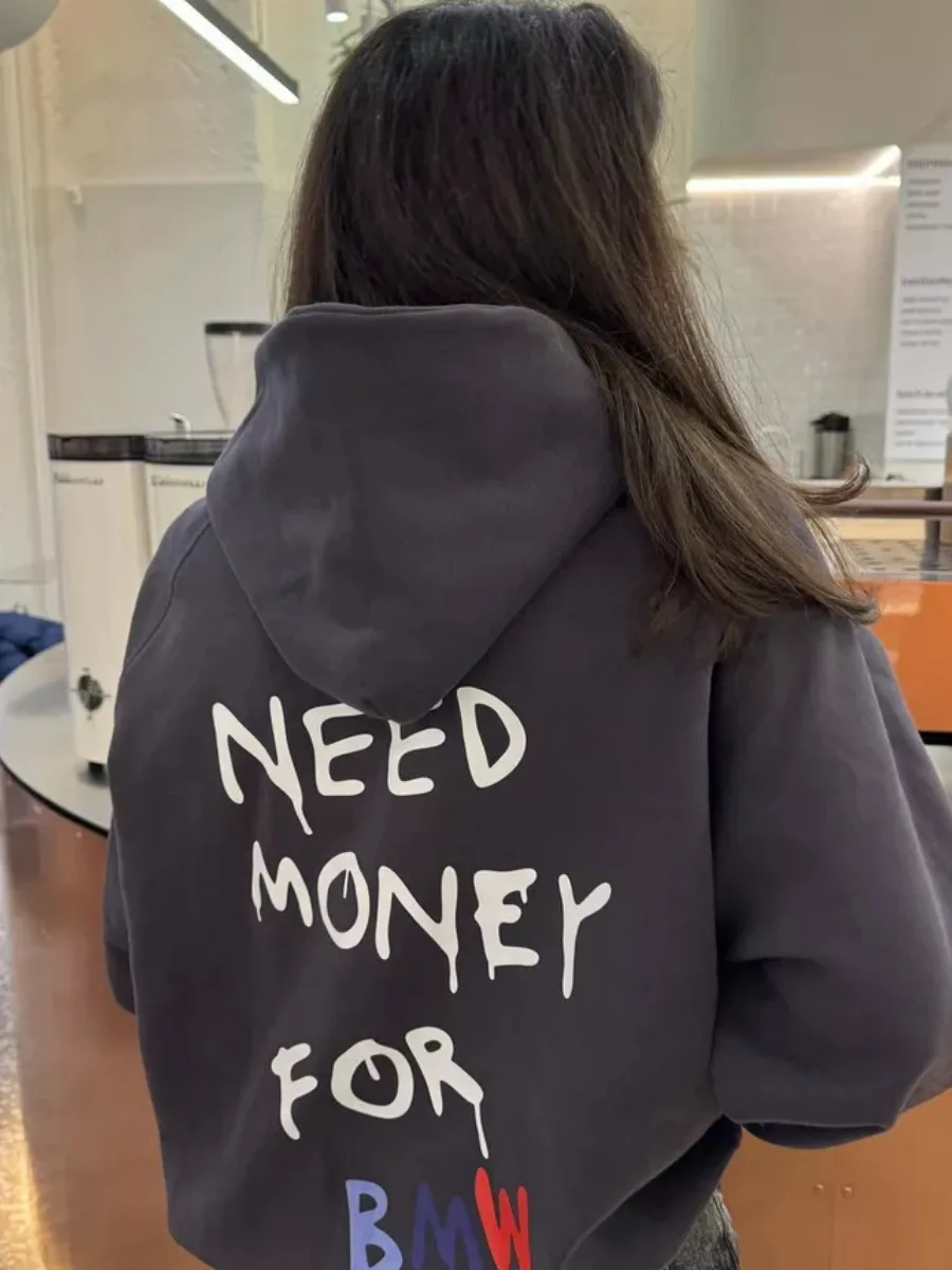 

CGC повседневные женские толстовки y2k, корейские модные толстовки с буквенным принтом, осень-зима, свободные пуловеры, топы, женская рубашка с капюшоном