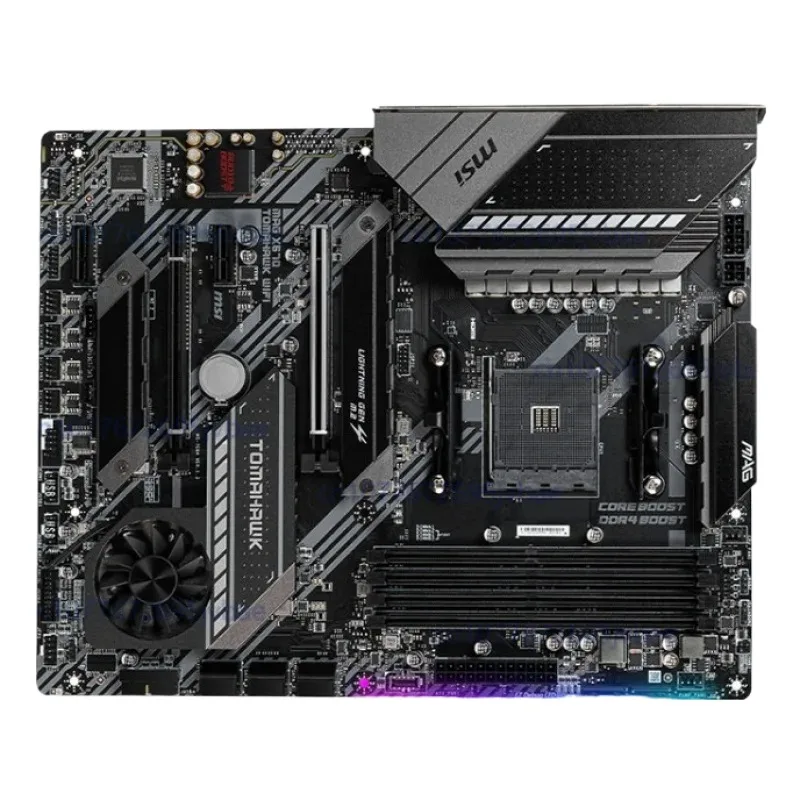 Płyta główna MSI MAG X570 TOMAHAWK WIFI AM4, obsługa pamięci 4*DDR4, maksymalnie 128G, HDMI, ATX, przetestowana i sprawna.