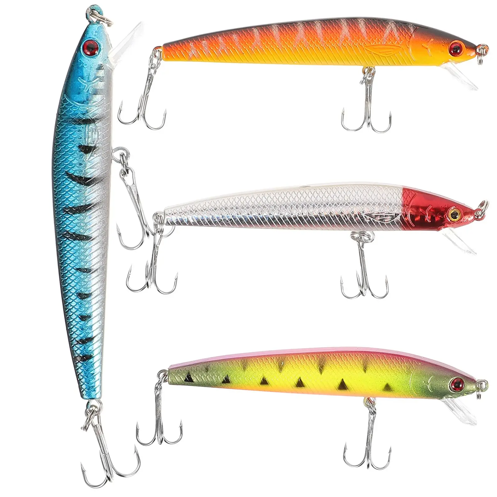 

4Pcs Fake Bright Tools Simulation Outdoor Fishing Supplies Plastic Outdoor Fishing Tools Supplies Realistic