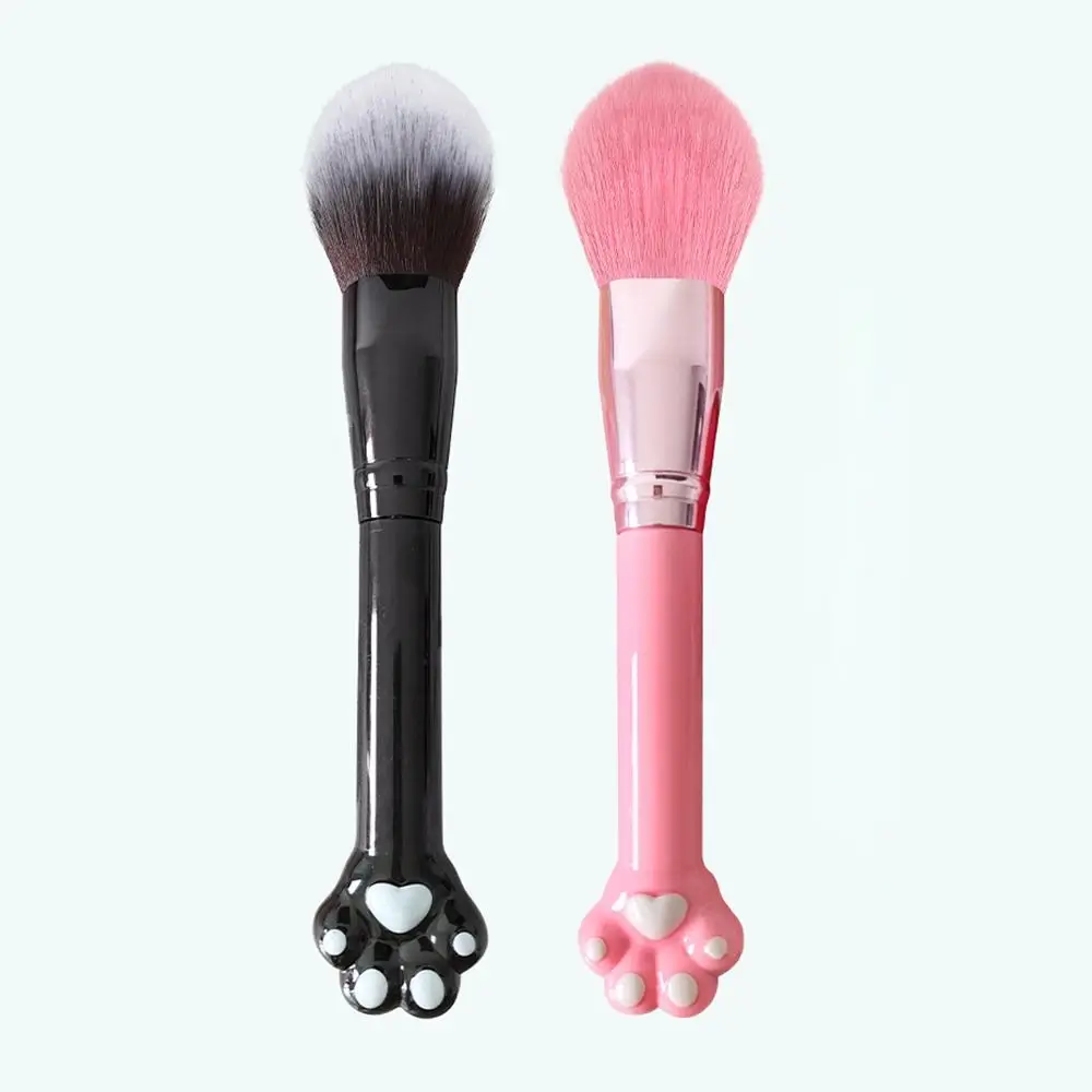 Cute Cat Claw Makeup Brushes Portable Soft Bristle Loose Powder Brushes Multi-purpose Multifunction Cosmetics Tool Women