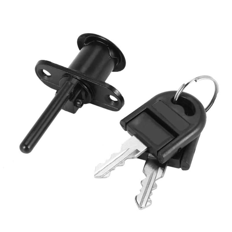 AS94-6X liga de zinco computador mesa armário caixa de correio gaveta armário cam lock com chaves, preto