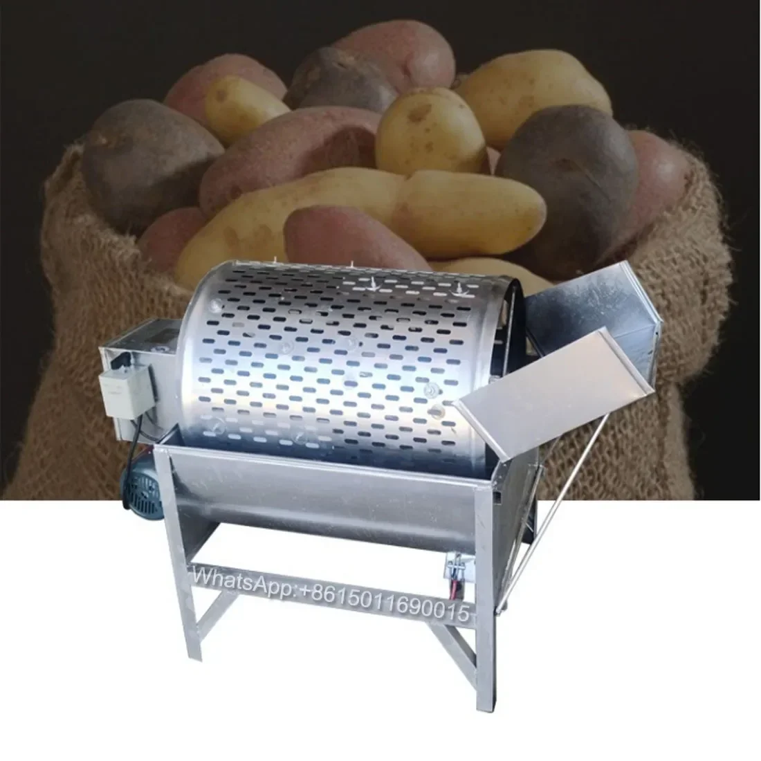 Vendita a tempo limitato di patate con forbici a tamburo piccolo multifunzionali in acciaio inossidabile Promozione calda