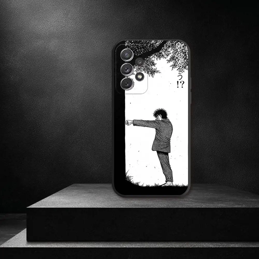 Hajime no I-Ippo Makunouchi Phone Case For Samsung S 25,24,23,22,30,21,10,9,Ultra,Plus,Lite,FE,4,5G Black Soft Case