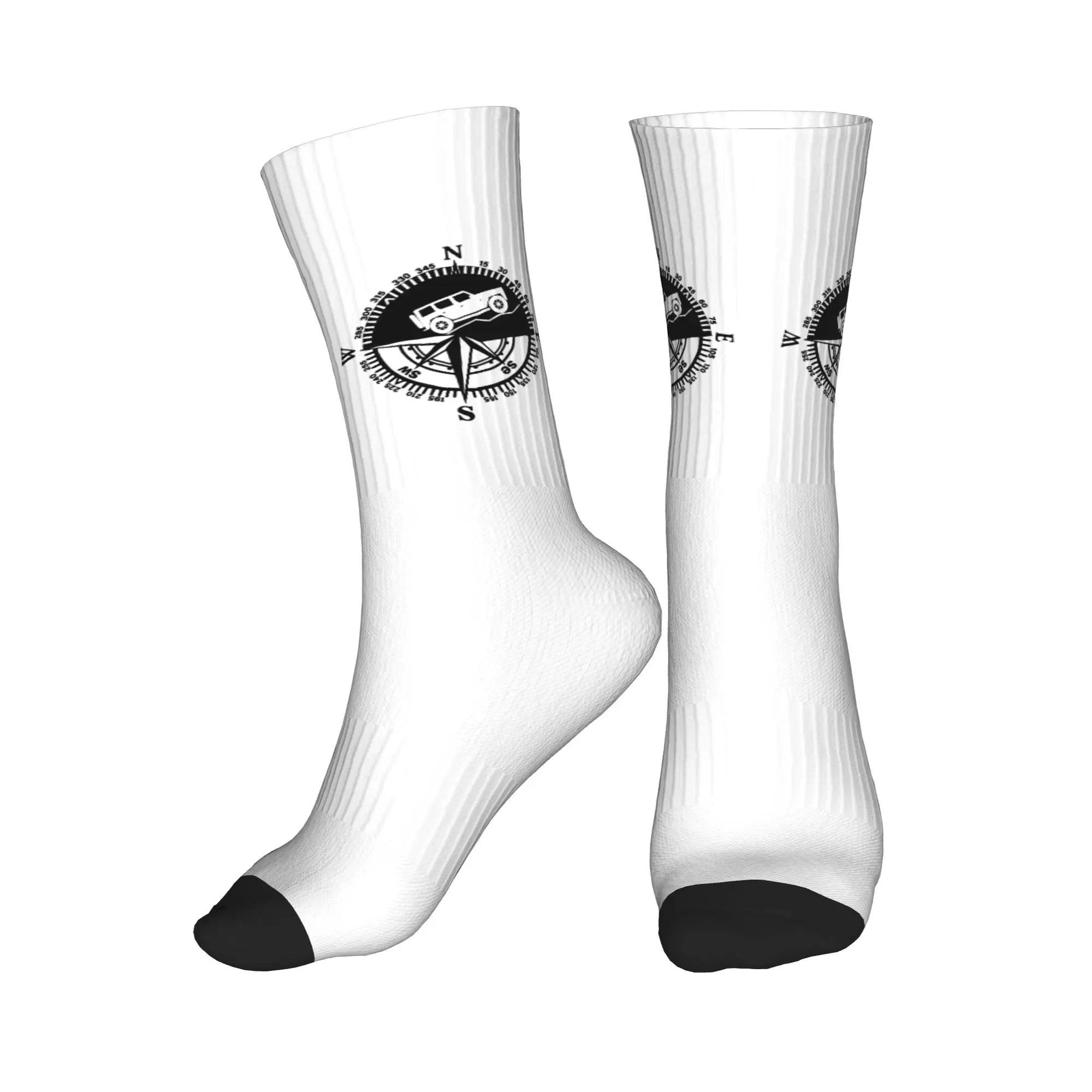 

Novelty Men's Offroad Mountain Compass Dress Socks Unisex Comfortable Warm 3D Printed Crew Socks