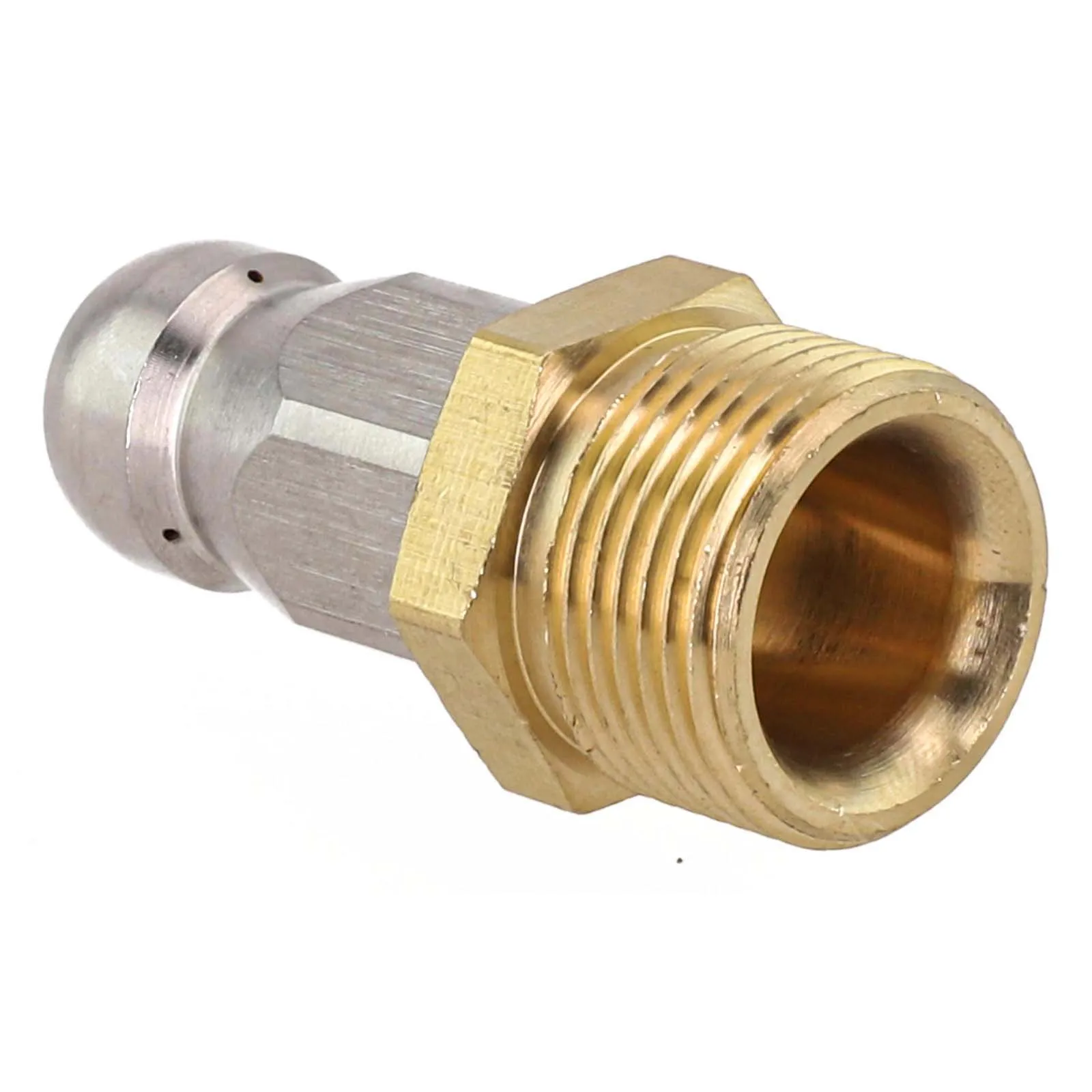 

Unclog Nozzle Pipe Dredger Nozzle High Pressure Washer Stainless Steel Copper Front Rear Tool Attachment Cleaner Head