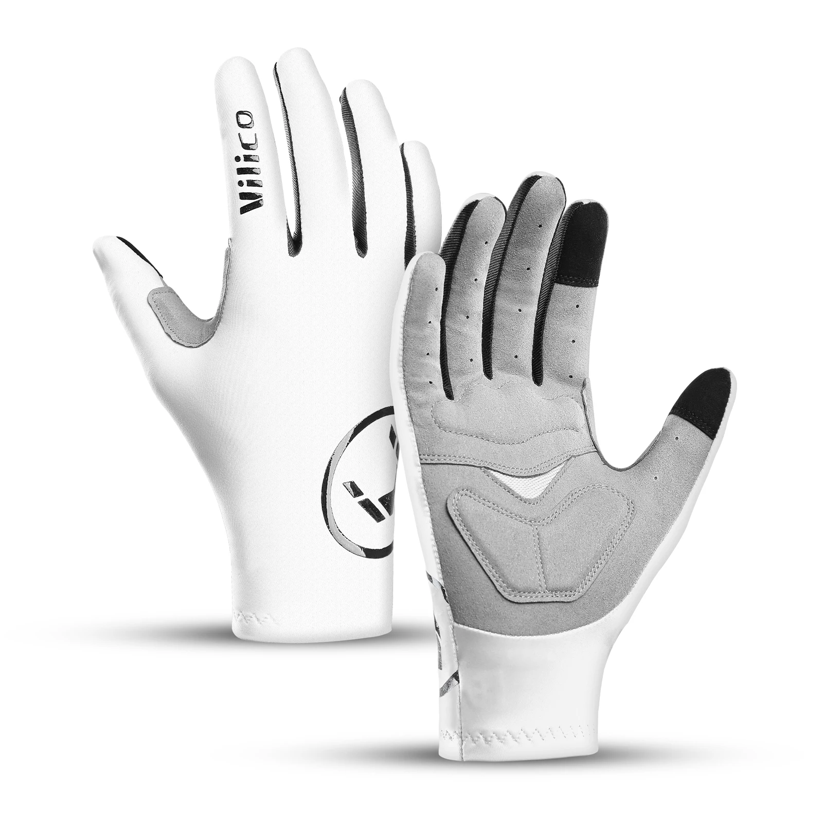 Men's and women's windproof and shockproof riding gloves, anti slip and breathable outdoor riding gloves, track riding gloves